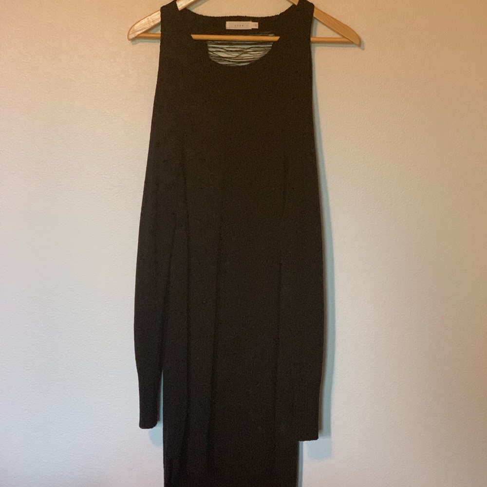 Black Cold Should Sweater Dress by Lush